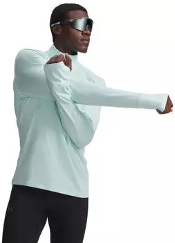 Under Armour Qualifier Run 1/2-Zip Langarmshirt Regular Fit (1379288-703) refresh mint afs - dprctd/refl