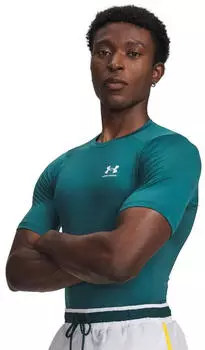 Under Armour HeatGear Comp T-Shirt (1361518) rack green