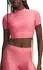 Under Armour HeatGear Cropped Mock Kurzarm Funktionsshirt