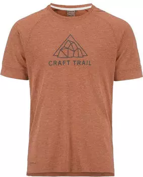Craft ADV Trail Wool Short Sleeve Tee sequoia/melange