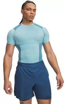 Under Armour HG Elite Comp SS Training Shirt (6015382) blue haze/boundless blue/reflective