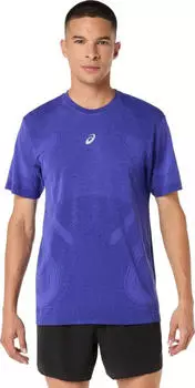 Asics Road Seamless T-shirt cobalt burst/eggplant