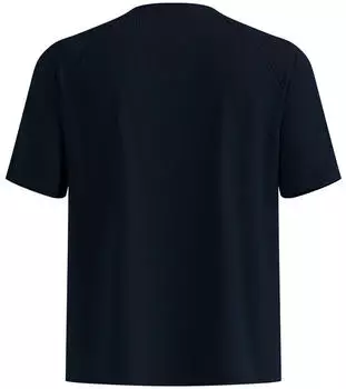 Odlo Cubic Multisport Mid Layer mit Rundhalsausschnitt schwarz/blau dark sapphire