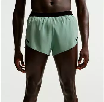 Nike AeroSwift Dri-FIT ADV 5 cm Laufshorts mit integriertem Innenslip (FN3349-006) gr&uuml;n