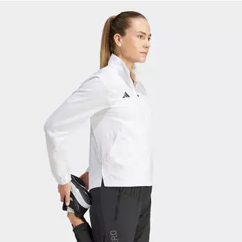 Adidas Adizero Essentials Laufjacke (IT7596) wei&szlig;