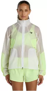 New Balance RC Jacke (WJ61J326) afterglow/hellgr&uuml;n