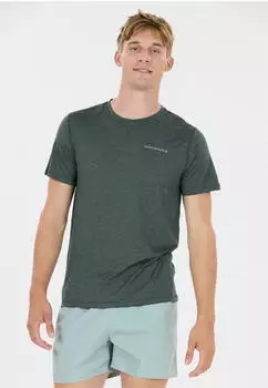 Endurance Abdon Funktionsshirt mit 4-Wege-Stretch (5360344) dunkelblau/gr&uuml;n
