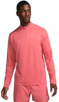 Nike Dri-FIT Element 1/2 Zip Running Langarm Shirt (DD4756) coral/adobe