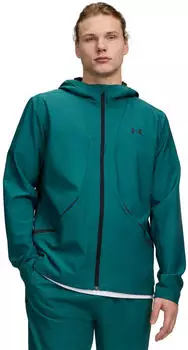 Under Armour UA Unstoppable Woven Jacket wasserabweisend mit Storm Technology petrol