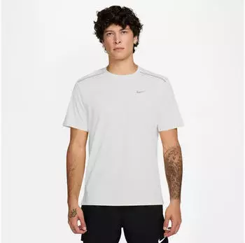 Nike Miler Dri-FIT UV-Schutz Kurzarm-Laufoberteil (IF2082-100) wei&szlig;