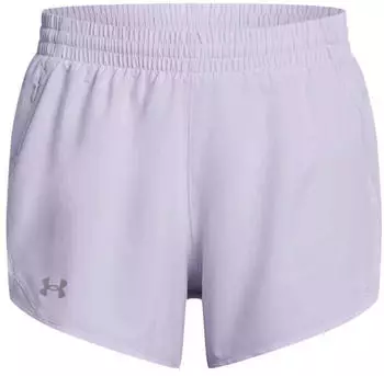 Under Armour Fly By 3in Laufshorts (1382438-538) wei&szlig;