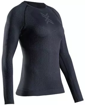 X-Bionic Xceed Run Langarm-T-Shirt x black/rhino grey