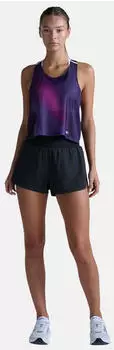 2XU Light Speed React Crop Singlet (2X-WR7451A) violet mist/lavender reflect