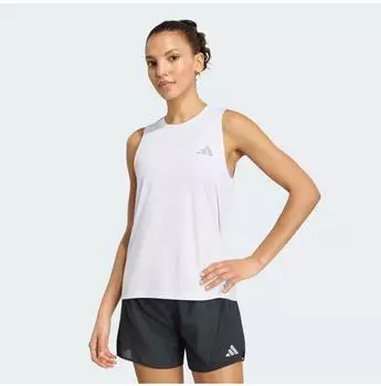 Adidas Run ESS Tank W Lauftop (46832311) frozen lila/wei&szlig;