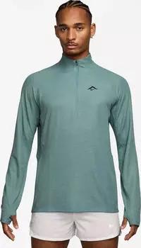 Nike Trail Half Zip Longsleeve Herren (FV9994-017) gr&uuml;n