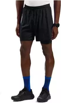 Odlo Zeroweight 5 Inch 2-in-1 Shorts Herren (324222-15000) schwarz