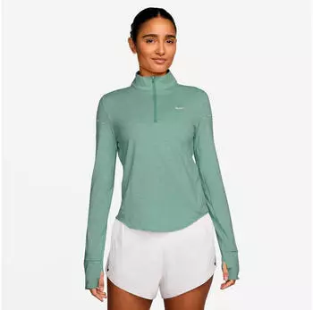 Nike Swift Dri-FIT UV-Laufoberteil mit Viertelreißverschluss Damen (HQ0499) steam