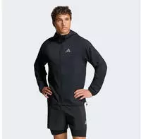 Laufjacke ADIDAS PERFORMANCE "RUN ESS JKT M", Herren, Gr. XL, carbon, Obermaterial:
