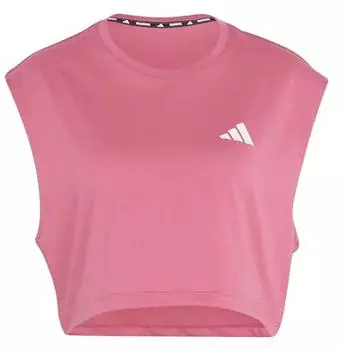 Adidas Adi365 Running Essentials Crop T-Shirt (KG3265) dual magenta/hellpink/silber