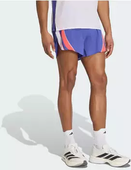 Adidas Adizero Sports Shorts (KG9749) dual indigo / semi lucid red / white