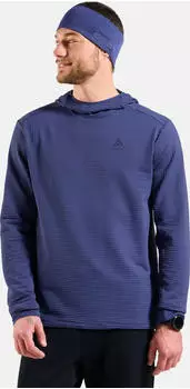 Odlo Essential Thermal Hoodie - blau