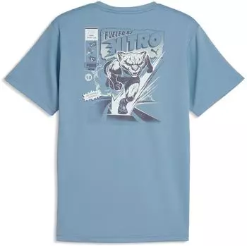 Puma Run Nitro Graphic Tee blau