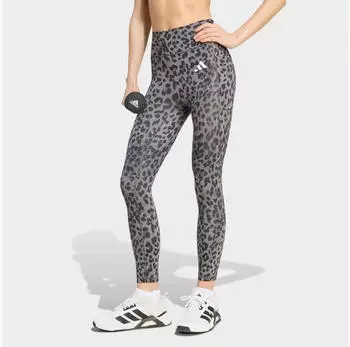 Adidas Optime Essentials 3-Stripes Leopard 7/8 Leggings (KS6212) earstr/braun/schwarz
