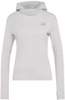 adidas adi365 W LS Laufhoodie Damen | Gr. XL | grau - grau