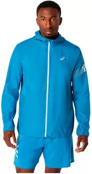 Asics Icon Jacket Laufjacke (2011D456) aegean blue/cream