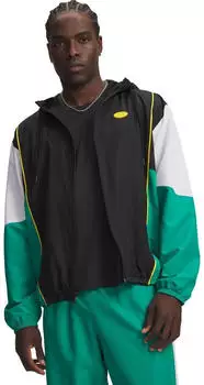 Under Armour Rival Woven Colorblock Jacke (6013415-008) ultimate black/white/zeppelin yellow