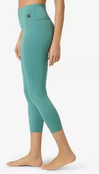 Super Natural Super Tights Slim Fit Leggings (SNW012930-38H-L) lagoon green