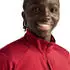 New Balance Athletics Heat Grid Half Zip Training Shirt (MT43204PDR) dunkelrot