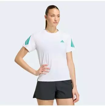 Adidas ADI365 CLIMACOOL Laufshirt (KR2961) wei&szlig;/schwarz/equipment gr&uuml;n