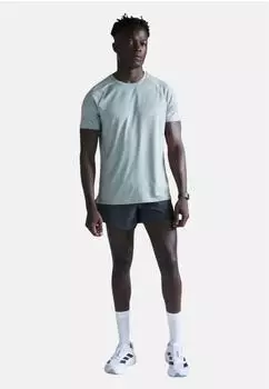 2XU Aero Mesh Kurzarm-T-Shirt (MR7441A) smoke blue/black reflective