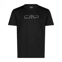 CMP 39T7117-U901-50, CMP MAN CO T-shirt nero (U901) 50 Herren