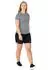 Jako Run 2.0 Laufshirt kurzarm steingrau (Damen) (6175-40)