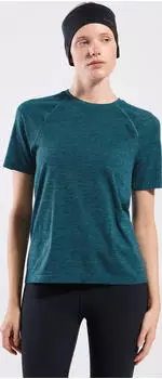Odlo Essential Seamless 2.0 Laufshirt kurzarm reflecting pond melange (Damen) (316161-21823)