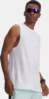 Under Armour Velociti Laufshirt ärmellos white/reflective (Herren) (6010888-100)