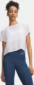 Under Armour Velociti Laufshirt kurzarm white/reflective (Damen) (6009540-100)