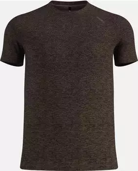 Odlo Essential Seamless 2.0 Laufshirt kurzarm brown granite melange (Herren) (316162-31309)