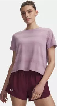 Under Armour Velociti Laufshirt kurzarm mauve pink/reflective (Damen) (6009540-698)