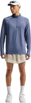 Nike Stride Dri-FIT Laufshirt langarm diffused blue (Herren) (HV2180-491)