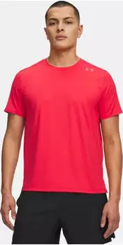 Under Armour Velociti Pro Laufshirt kurzarm racer red/reflective (Herren) (6009506-713)