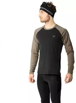 Dynafit Alpine Pro Laufshirt langarm fallen rock/black out melange (Herren) (08-0000071156-5491)