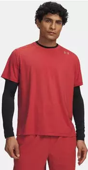 Under Armour Velociti Pro Laufshirt kurzarm heritage red/reflective (Herren) (6009506-635)