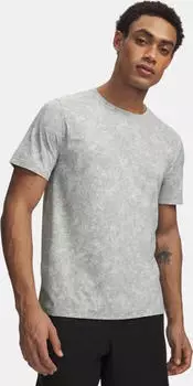 Under Armour Velociti Pro Printed Laufshirt kurzarm titanium/reflective (Herren) (6009507-069)