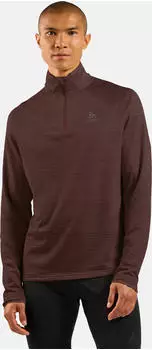 Odlo Run Easy Laufshirt langarm fudge melange (Herren) (313262-30911)