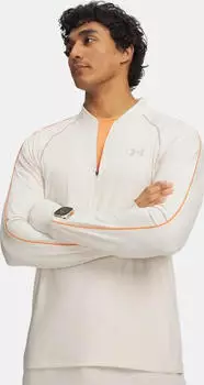 Under Armour Velociti 1/2 Zip Laufshirt langarm stone/reflective (Herren) (6013909-279)