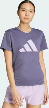 adidas Run It Laufshirt kurzarm preloved violet (Damen) (JM5760)