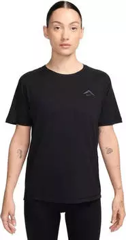 Nike Trail Dri-FIT Laufshirt kurzarm schwarz/wei&szlig; (Damen) (HJ2242-010)